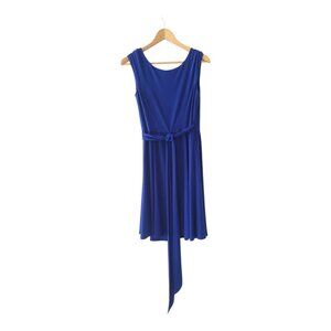 Lauren Ralph Lauren Women's Wrap Dress Sleeveless, 4 petite blue 90’s vintage